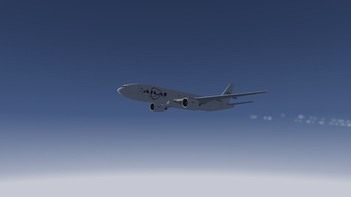 Flight AVX9777 (EHAM-GCXO) during Cruise. 