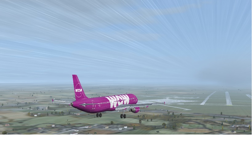 A wet and bumpy approach.