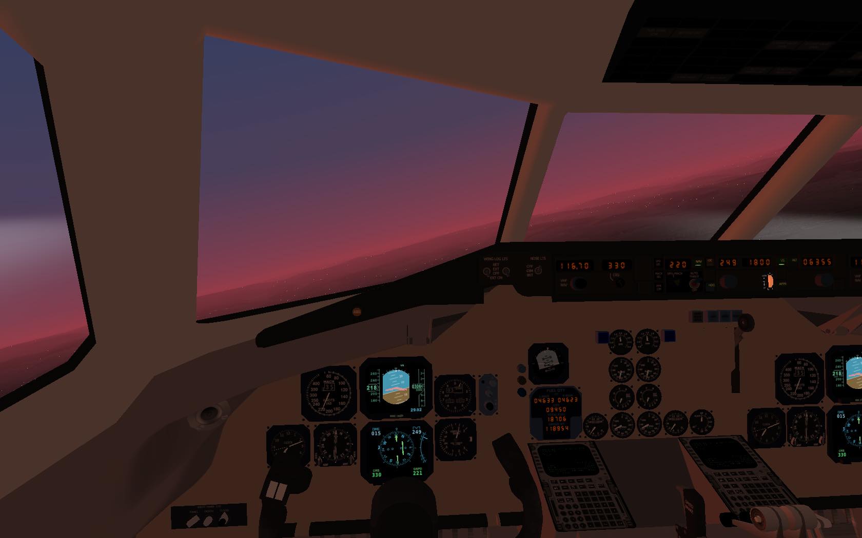 Nice skies above Frankfurt.
Flightnr: AVA1643
Equipement: MD-81 Capitain view
Location: West of EDDF