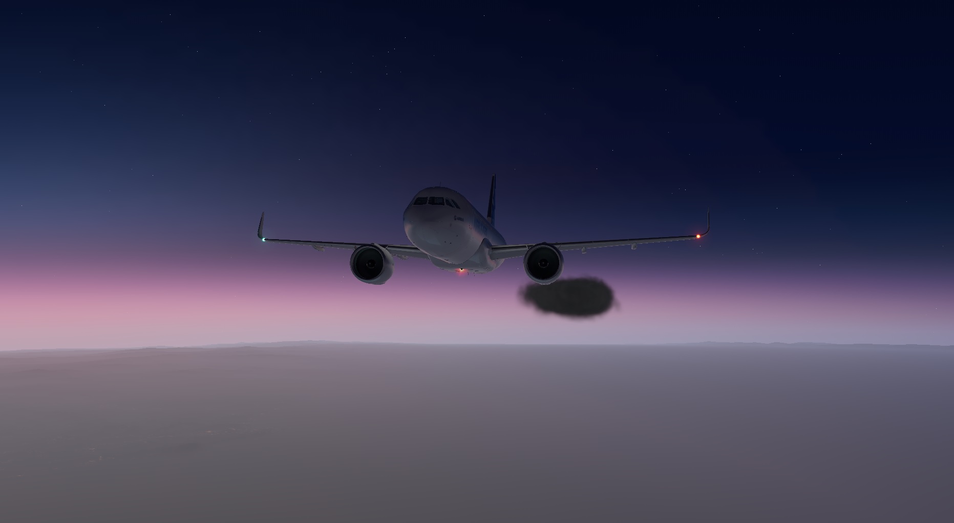 Sunset en-route to LYTV from LJLJ