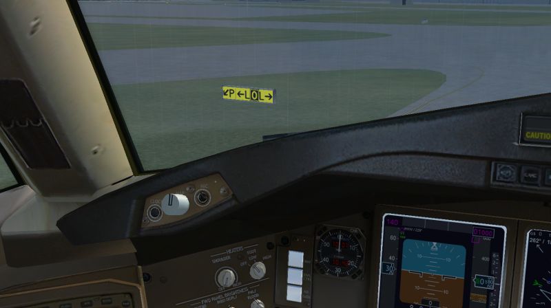 The funniest taxiway marking!